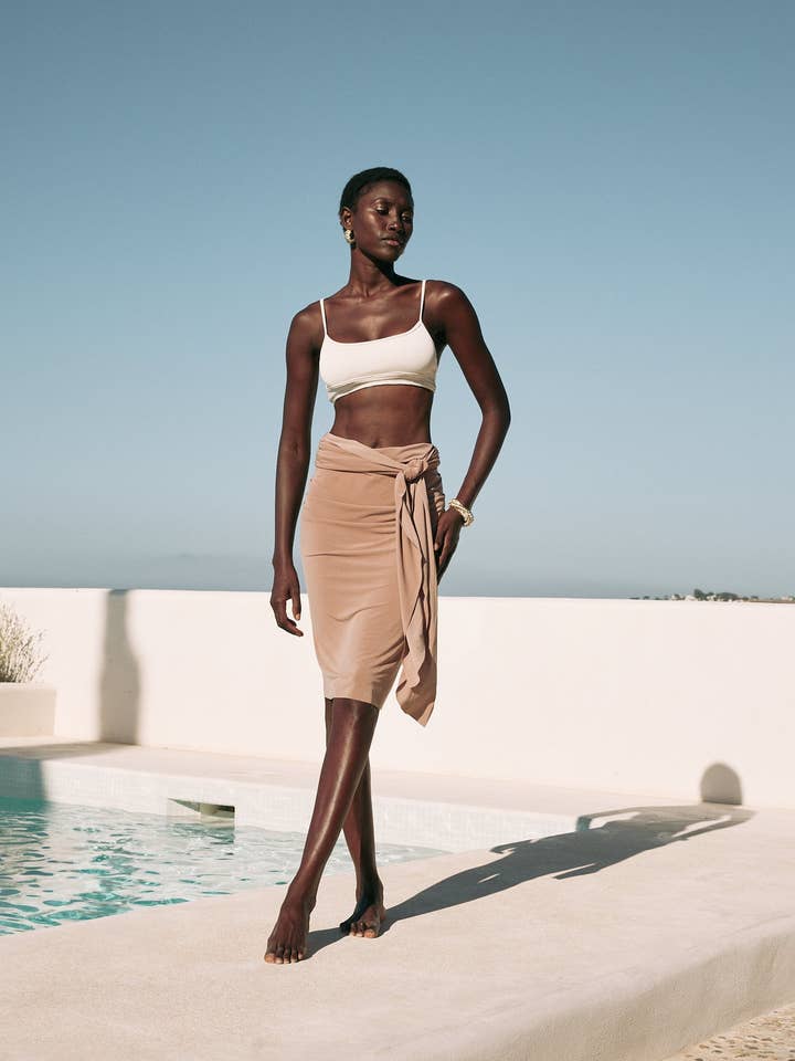 Taupe Pareo · Beach · for wholesale by Bruna