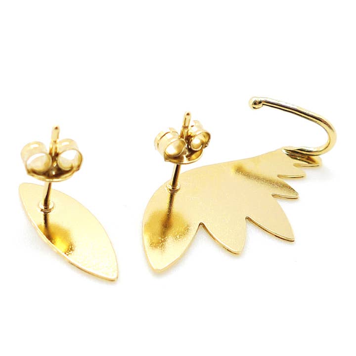 Nadja Carlotti - Vendita all'ingrosso Orecchini pendenti - Orecchini Climbers piumaggio2