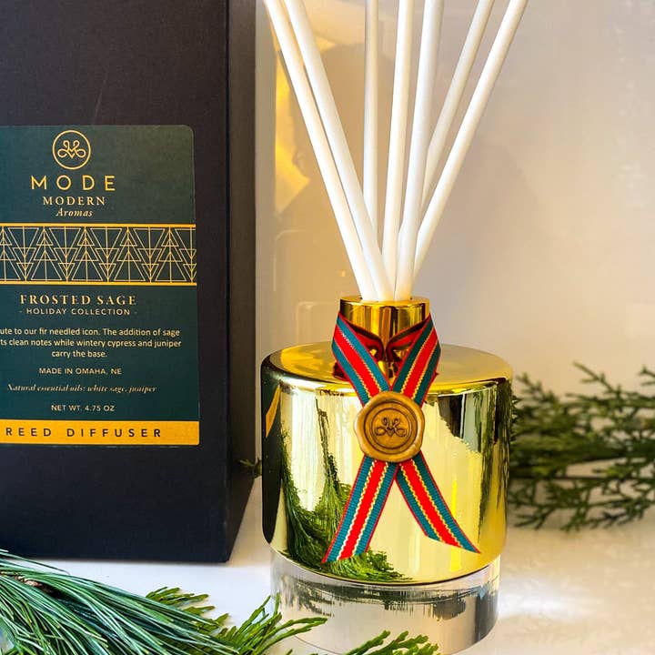 FROSTED SAGE Reed Diffuser for wholesale by MODE modern aromas