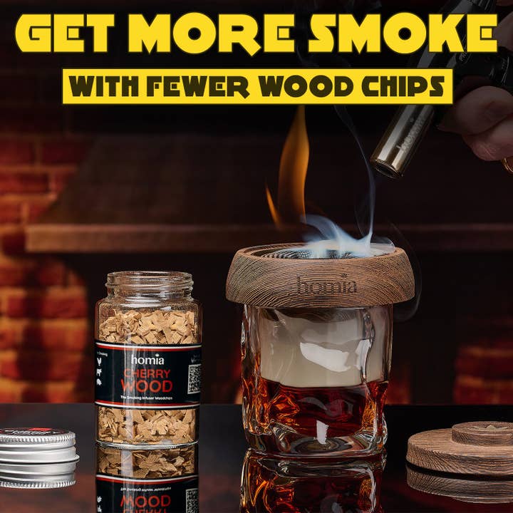 homia - Wholesale Bar Tool - Wood Chips Set for Smoking Infuser