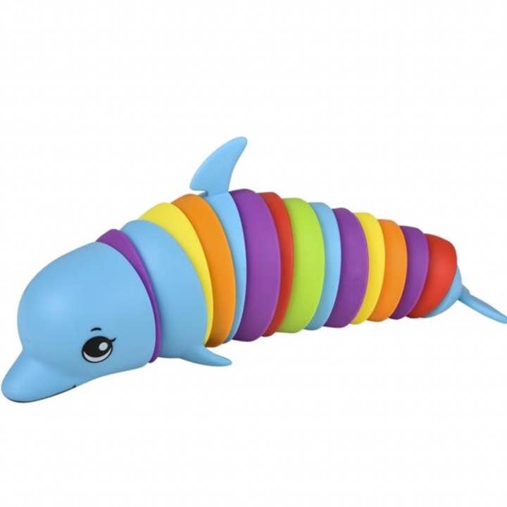 La Luna Bella - Toys - Wholesale Classic Toy - Kids - 7.5" WIGGLE SENSORY DOLPHIN LLB kids toys3
