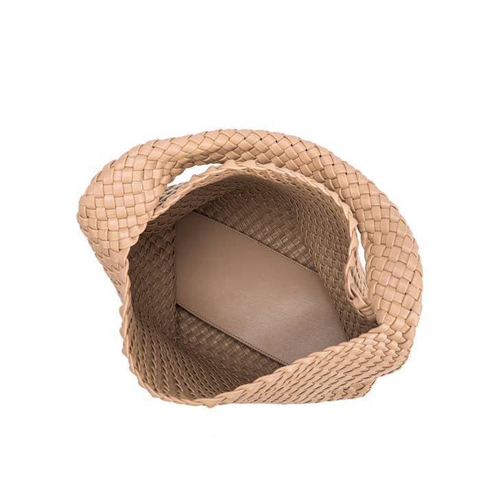 Melie Bianco - Wholesale Shoulder Bag - Women's - Johanna Nude Recycled Vegan Shoulder Bag Pre-Order 7/30