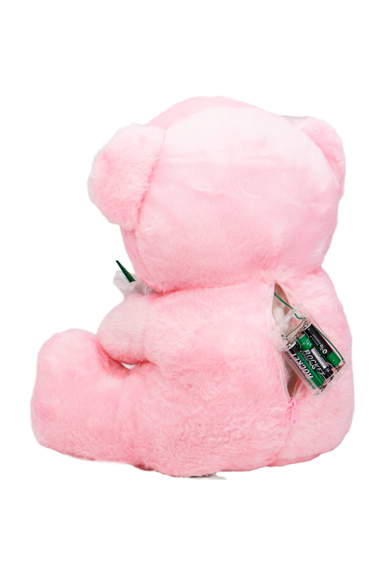 Cap Zone - Wholesale Stuffed/Plush Toy - Kids & Baby - Rose Flower Teddy Bear Music LED Stuffed Toy - 16 Inch5