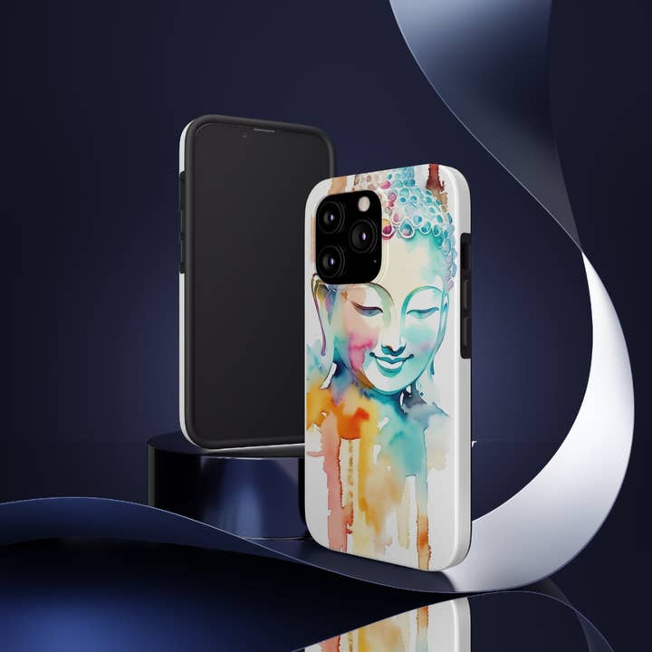 Art Essential - Wholesale Telefoonhoesje - Dames - Buddha Jay watercolor stoere telefoonhoesjes van Art Essential22