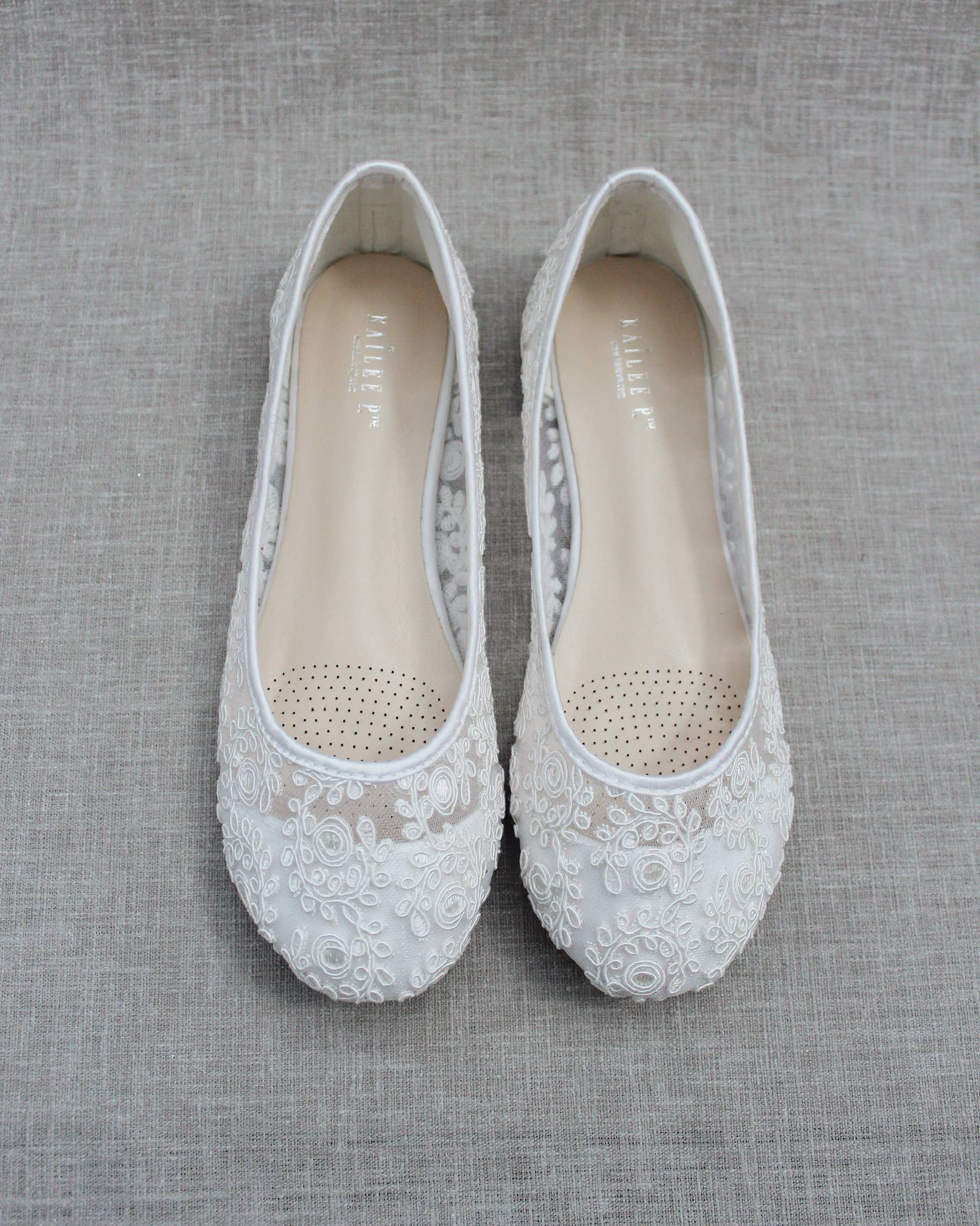 Kailee P. - Wholesale Flats - Women's - Crochet Lace Ballet Flats9