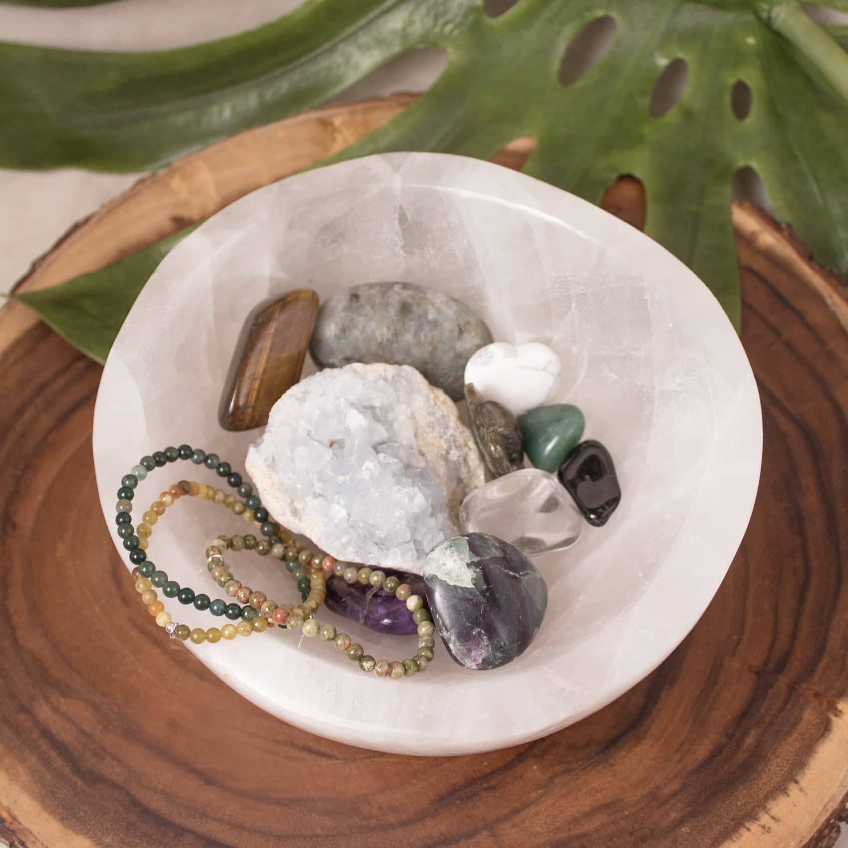 Tiny Rituals - Wholesale Decorative Plate/Dish/Bowl - Rare Clear Quartz Crystal Bowls - Large - 1 of a Kind29