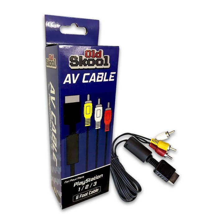 Old Skool - Venta al por mayor Juego de ingenio - Niños - Cable AV para PS1, PS2 y PS3