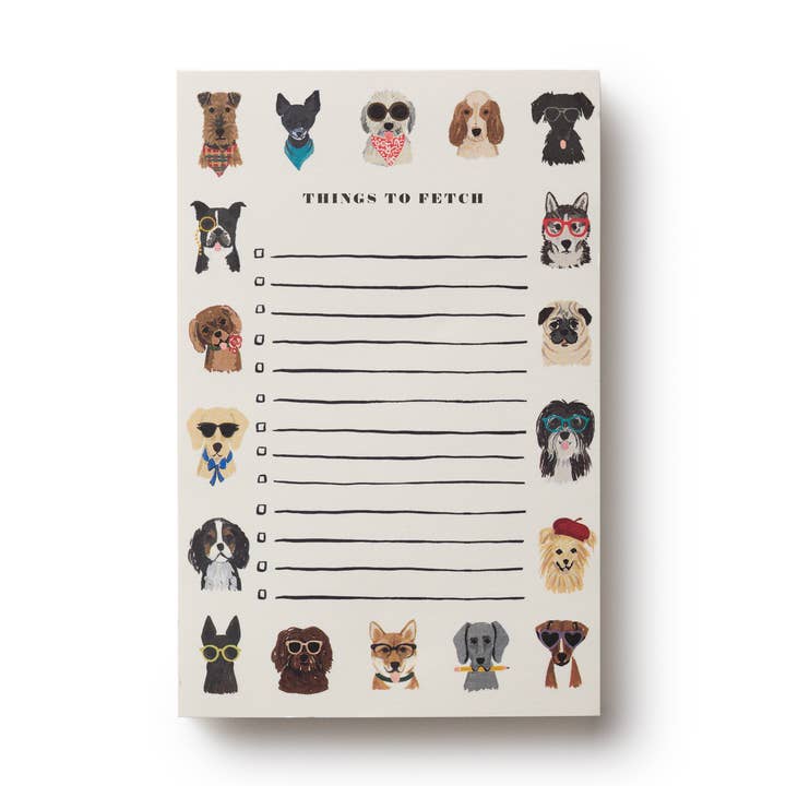 Dog Days Notepad for wholesale by Rifle Paper Co.