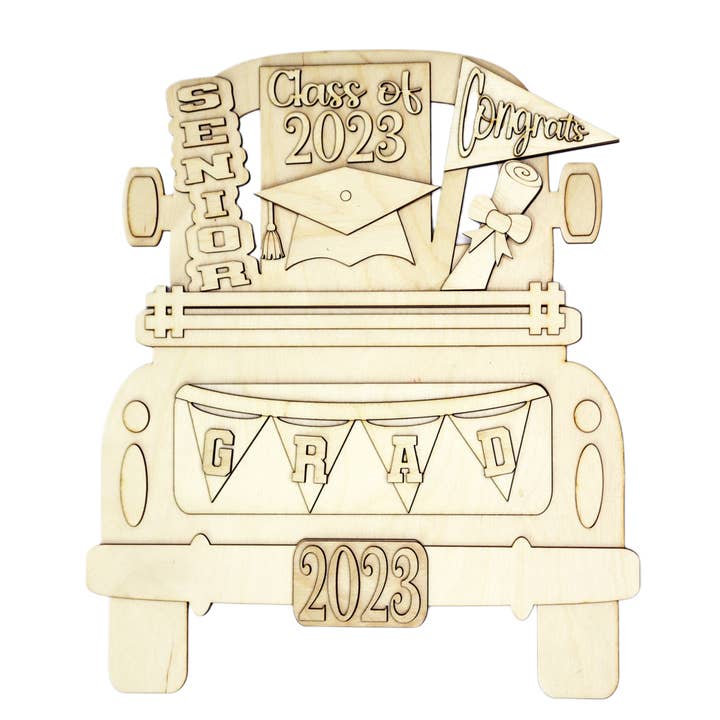 Inserts interchangeables de graduation (camions ou accroche-porte) pour la vente par Timber & Twine DIY