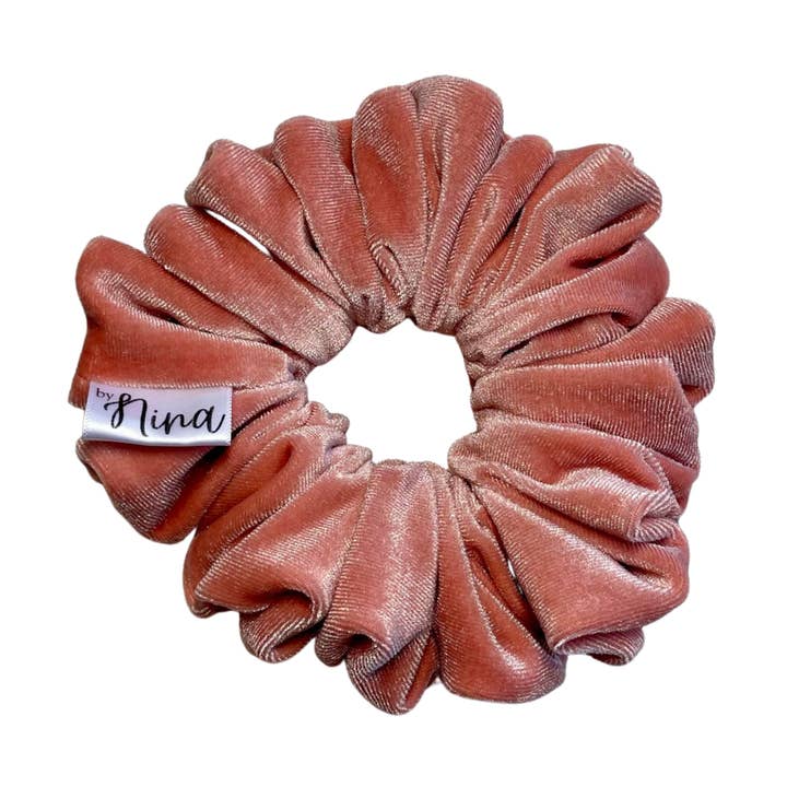 LE CHOUCHOU À CHEVEUX CORA ROSE XL pour la vente par Nina Marie Scrunchies+