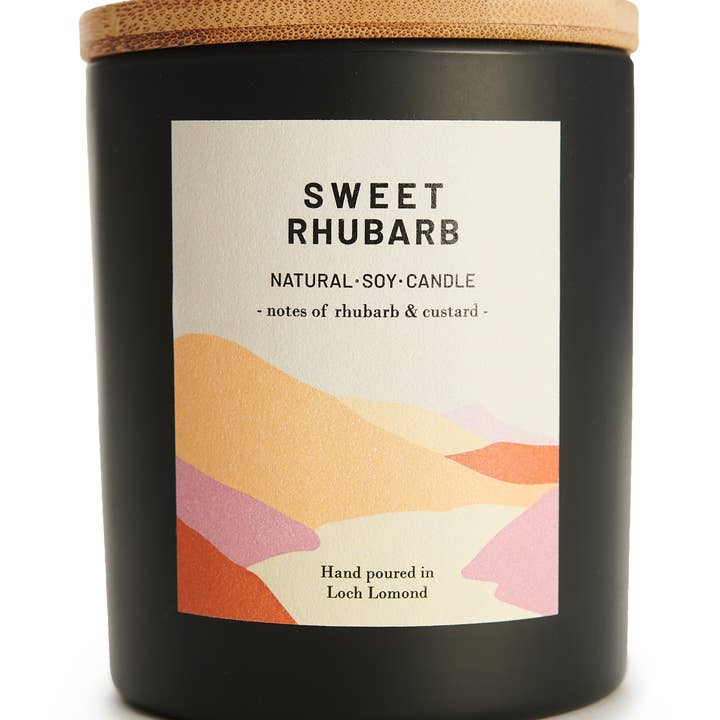 Ocoee House – wholesale Jar/filled candle – Sweet Rhubarb, Organic & Vegan Scented Candle | Ocoee House1