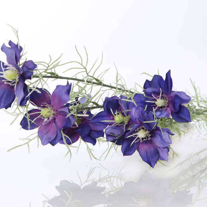 Mezu Silk Flowers - Vente Fleurs artificielles - Amour violet artificiel dans la brume1