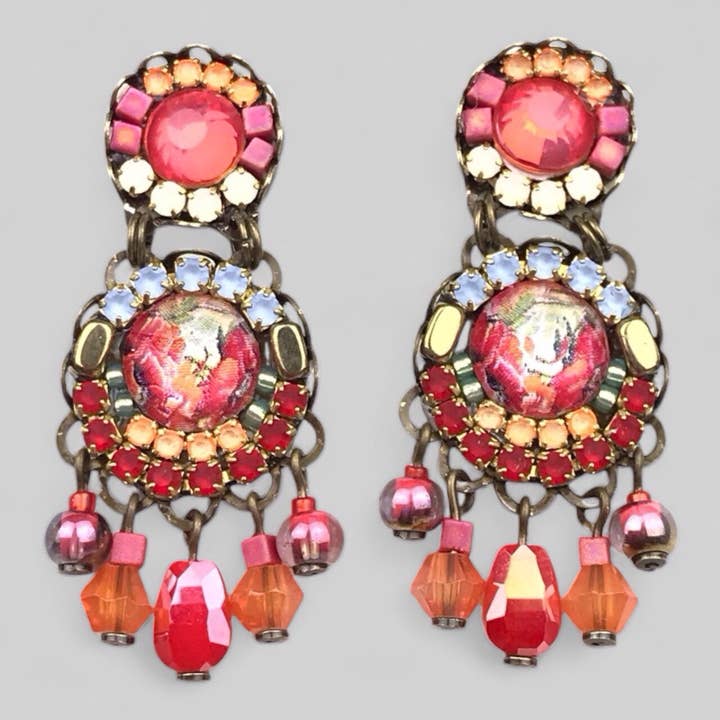 melizijewelry - Wholesale Dangle Earrings - Paraiso crystal earrings