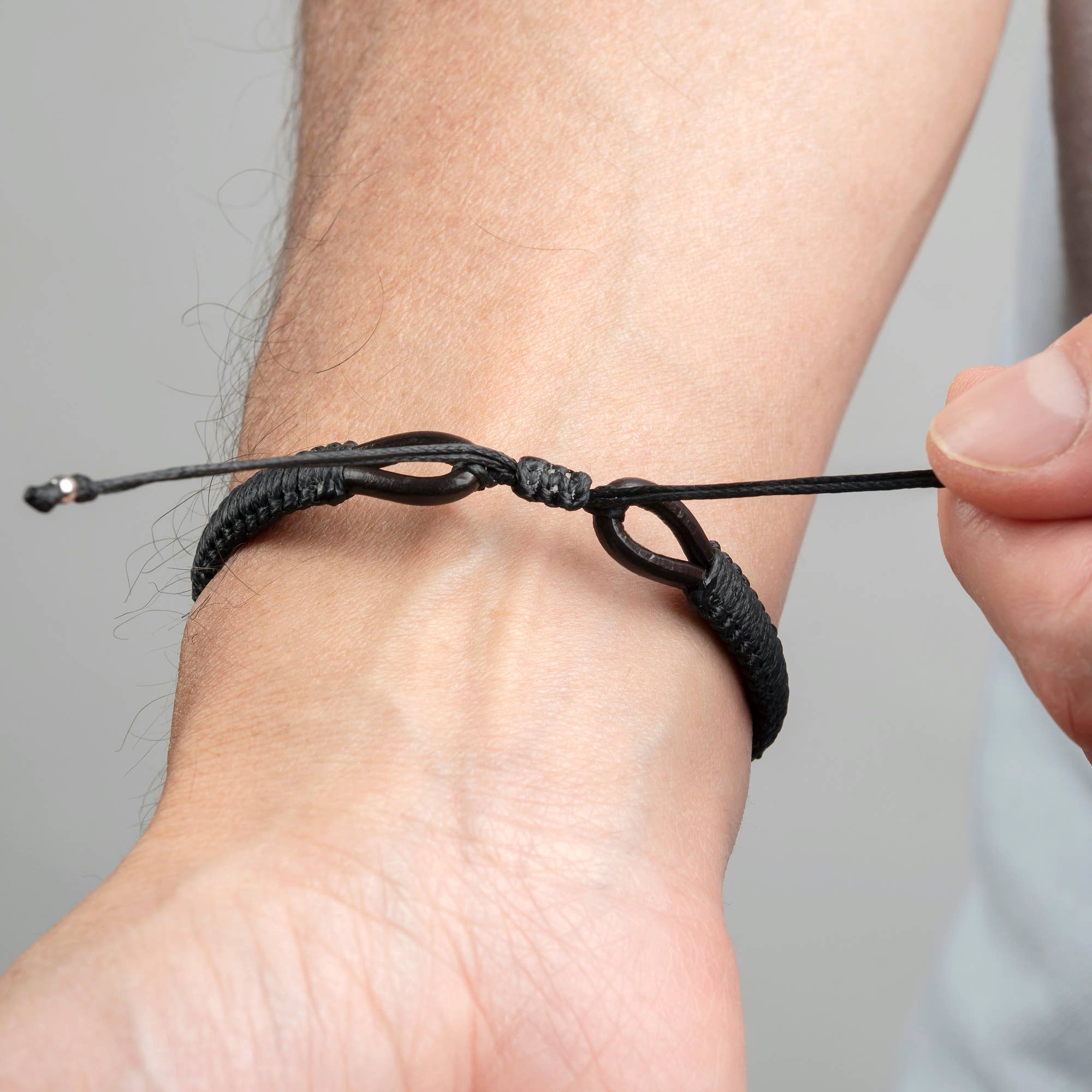 Makarla - Handmade Colombian Jewelry - Wholesale Woven/Braided Bracelet - Men's Infinity Knot Leather Bracelet  | Gift for Men |  5