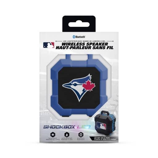 Prime Brands Group - Wholesale Speakers - MLB Toronto Blue Jays Shockbox Wireless Speaker