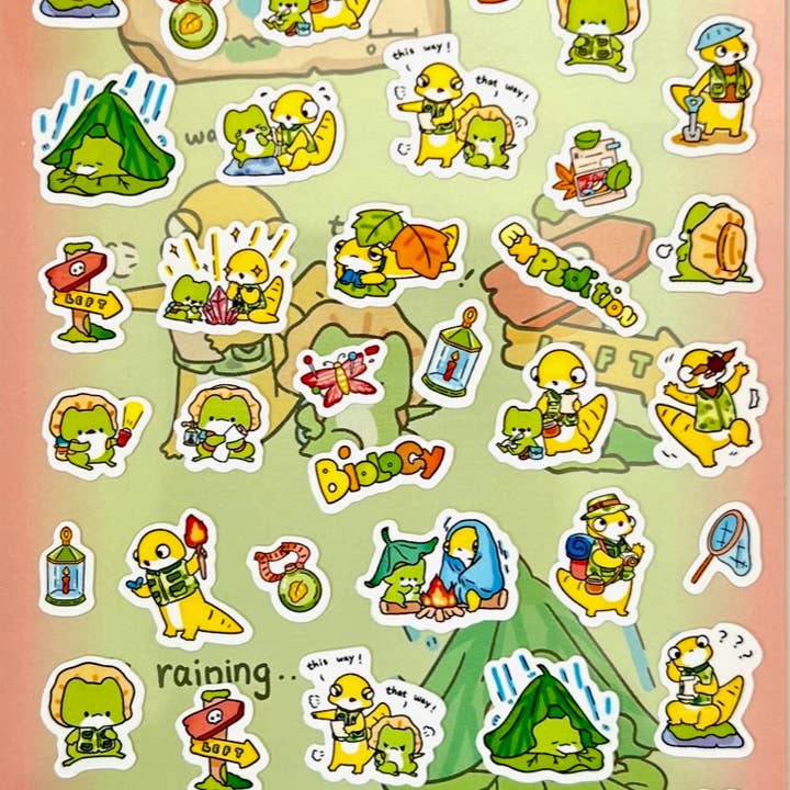 BCmini - Wholesale Sticker - 51119 FROG BIOLOGY EXPEDITION STICKERS