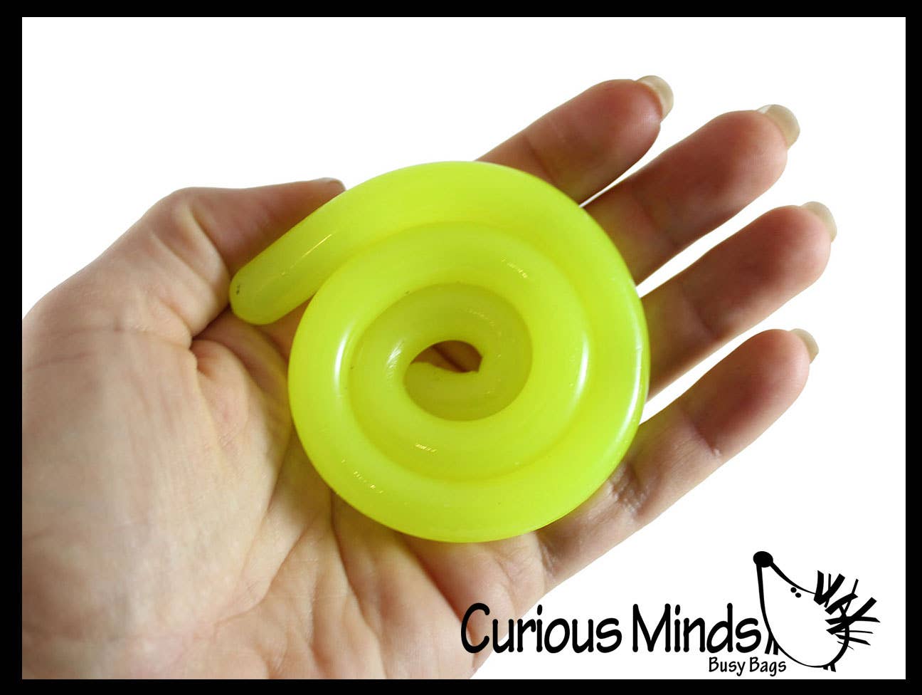 Curious Minds Toys - Wholesale Fidget Toy - Kids - 1 Glow in the Dark Stretch String Fidget Toy- Worm Noodle S6