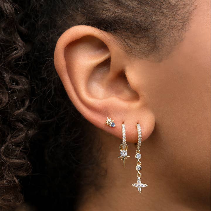 Gold Earrings radiance for wholesale on Faire1