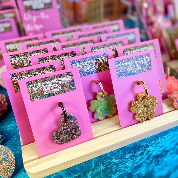 Prescription Resin - Wholesale Keychain - Women's - RESIN BAG CHARM | DOG COLLAR TAG | x 6 MIXED ASSORTMENT9