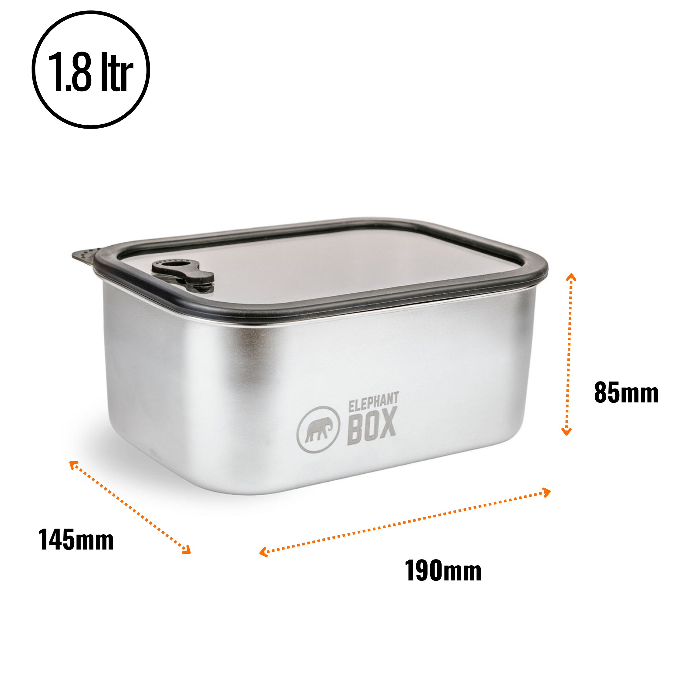 Elephant Box – wholesale Food storage container – Prep & Store Leakproof Food Storage Containers - Grey6