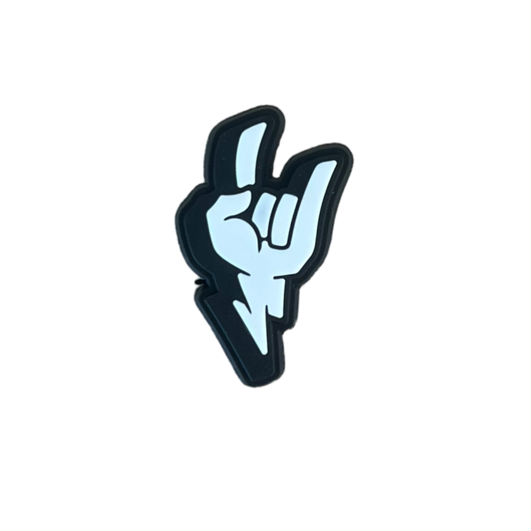 Strictly Wild - Wholesale Shoe Accessories - Kids & Baby - Rock On Hand Croc Charm0