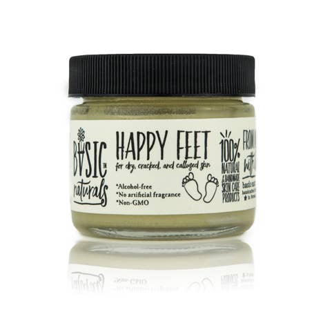 HAPPY FEET Balm for Smooth Feet for wholesale by Basic Naturals Skincare