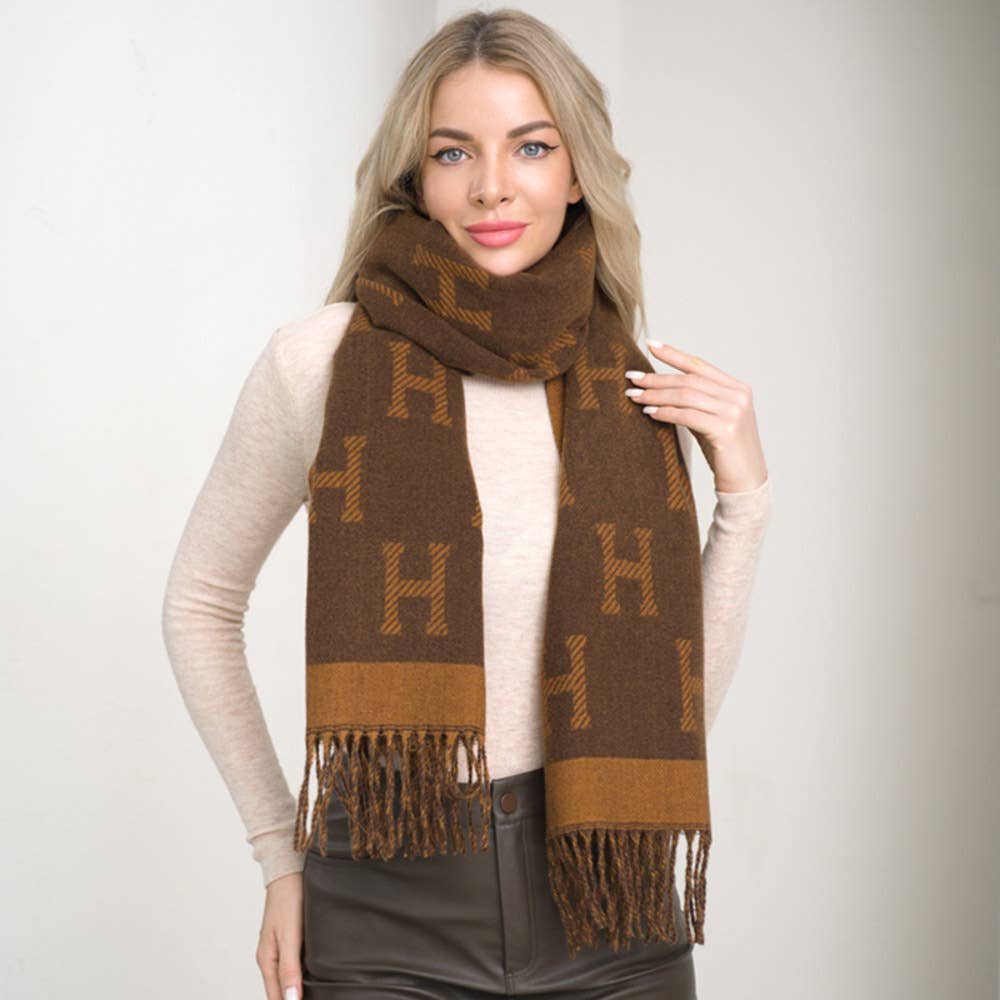 JOIA ACCESSORIES - Vente Écharpe – femme - ÉCHARPE RECTANGULAIRE À POMPONS BICOLORE, S 51180