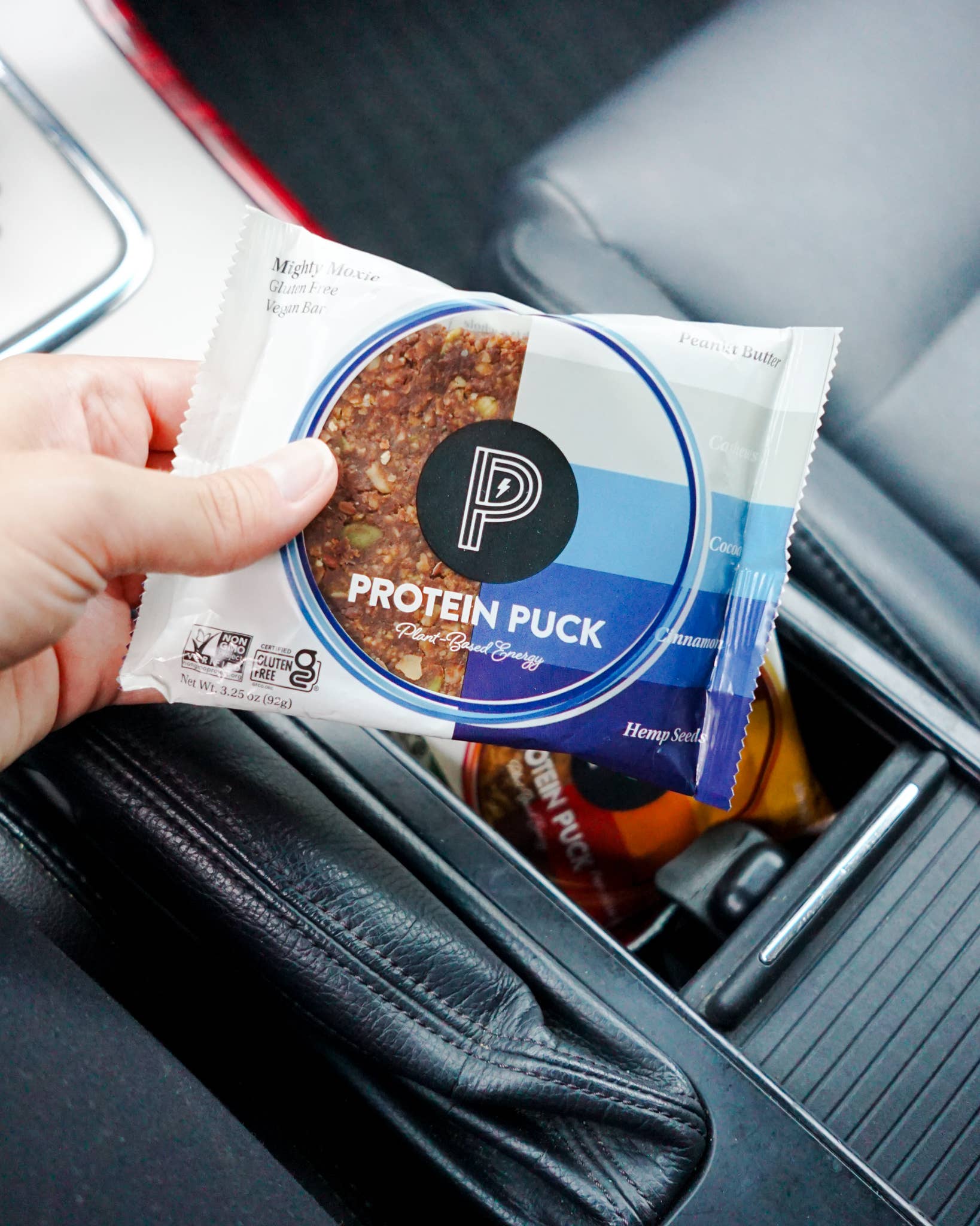 Protein Puck - Wholesale Snack Bar - Mighty Moxie (Cocoa, Cashew, Cinnamon) (16 - 3.25oz Bars)18