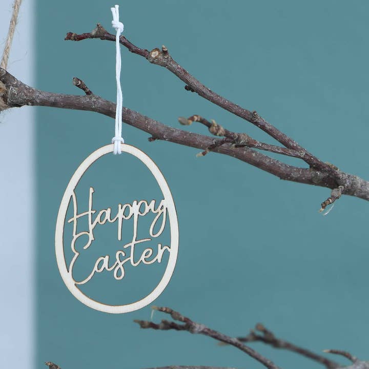 Ostern Cutout Anhänger - Letterings - Set 3 für den Großhandel von Papierdrachen