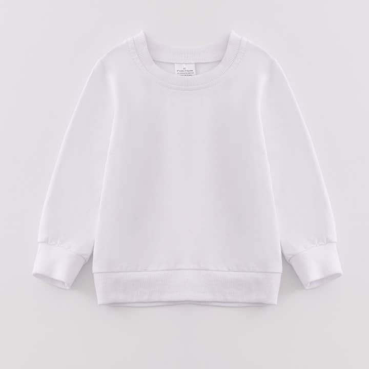 Little Trendy - Wholesale Sweatshirt - Kids - Children teenagers solid color cotton pullover sweatshirt