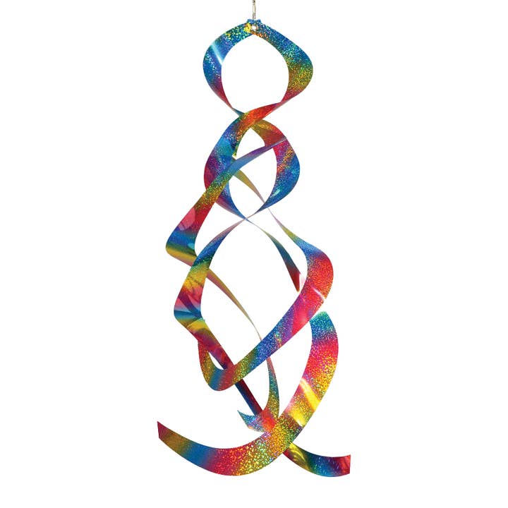Rainbow Whirl Mylar Spin Quartet for wholesale by In the Breeze, LLC.