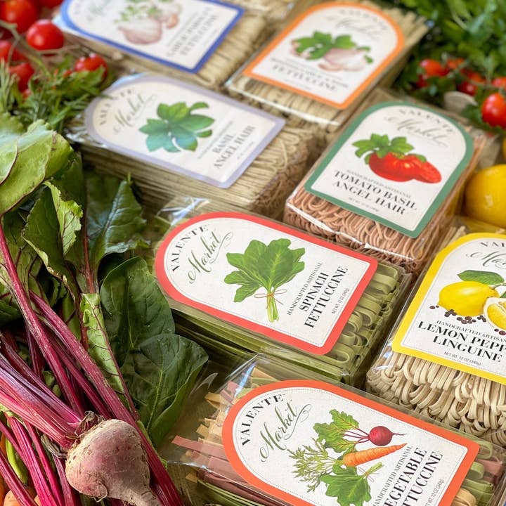 Valente Pasta - Wholesale Pasta - Vegetable Fettuccine1