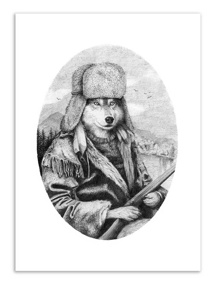 Kunstplakat - Bjerg - Mike Koubou for engroshandel hos Wall Editions