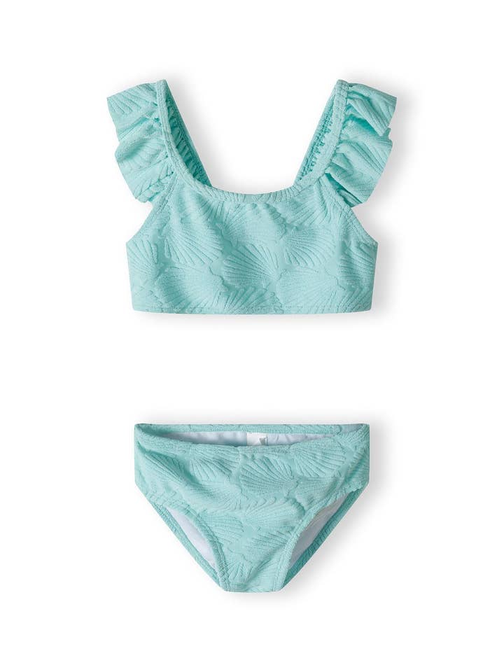 Bikini de dos piezas para niñas de secado rápido menta 2-14 años para venta al por mayor de Minoti sp. z o.o.
