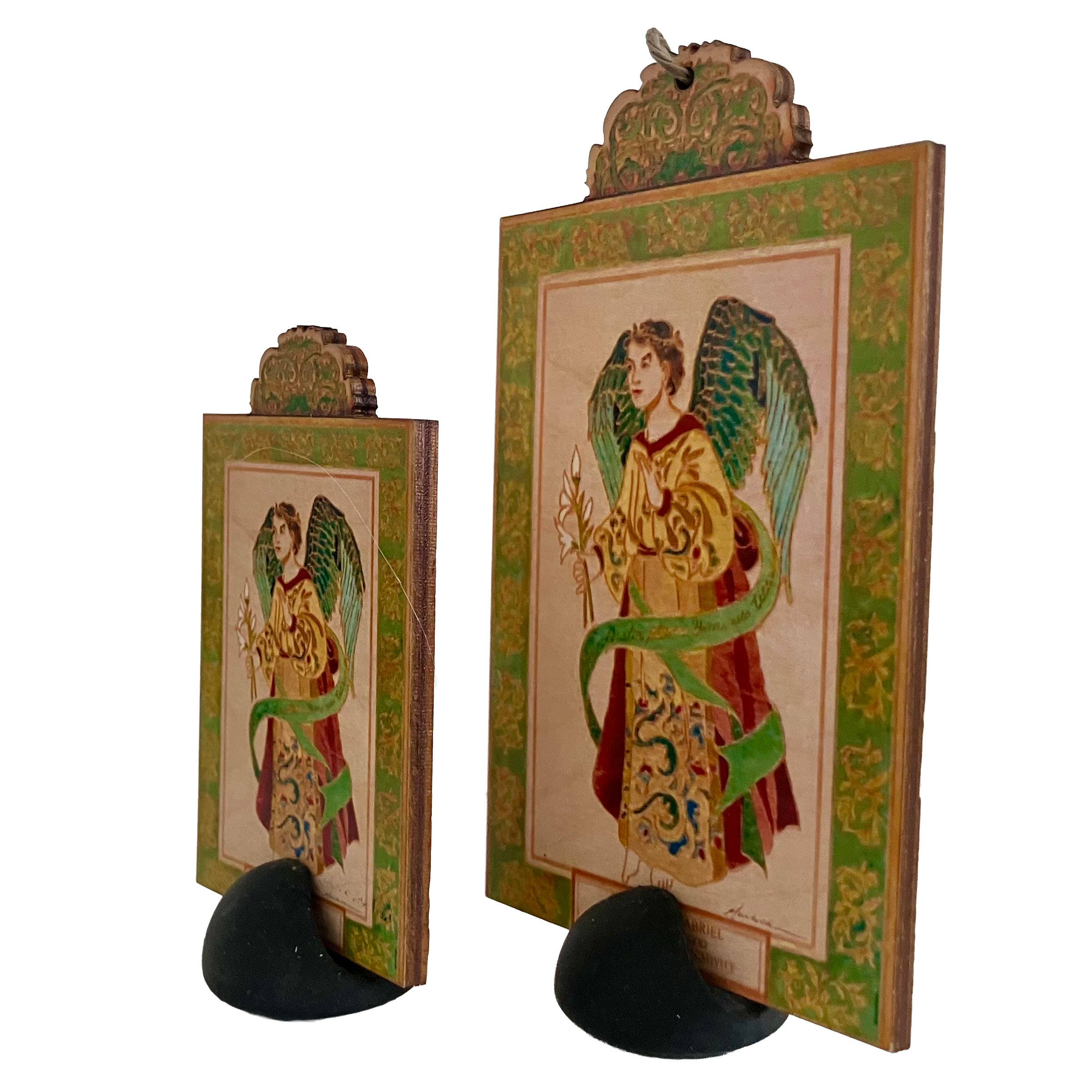 Lynn Garlick Retablos – Engroshandel Maleri/tegning – Ærkeengel Gabriel-Guds sendebud2