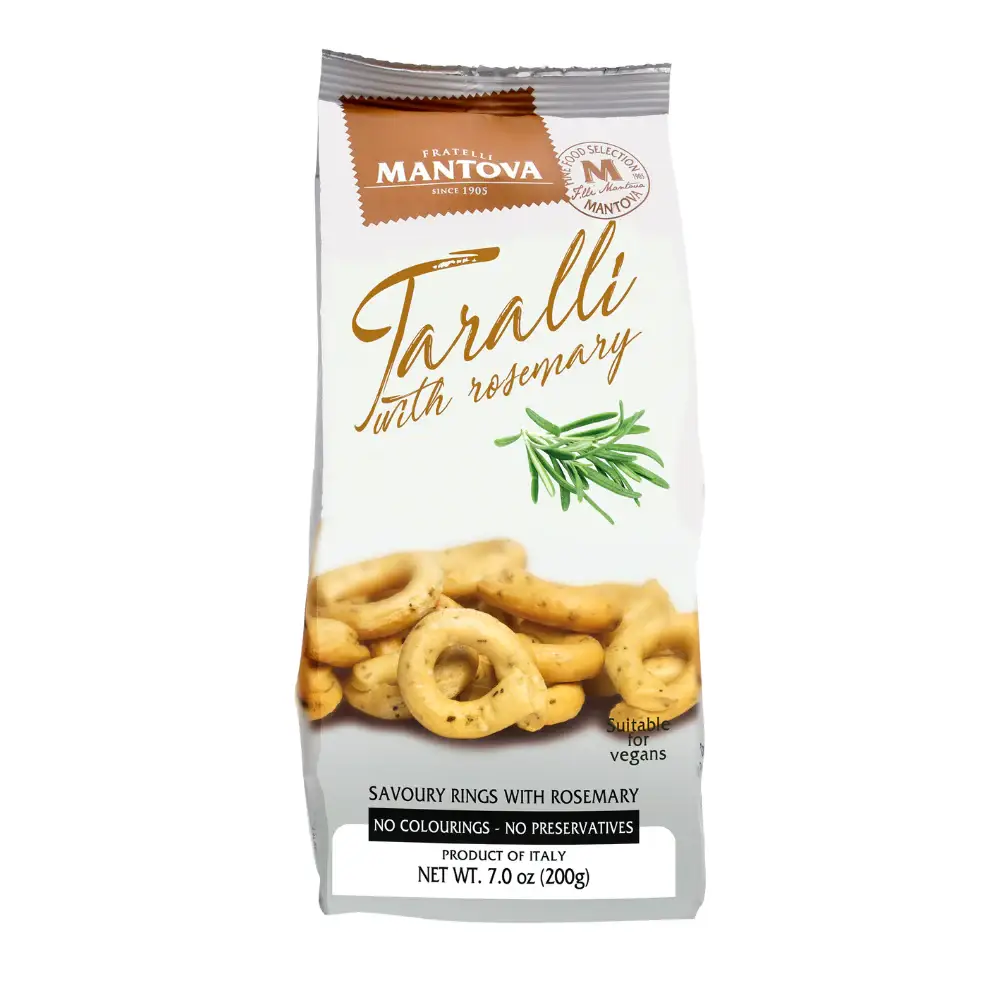 Wholesale Mantova Taralli with Rosemary, 7 oz. for your store - Faire