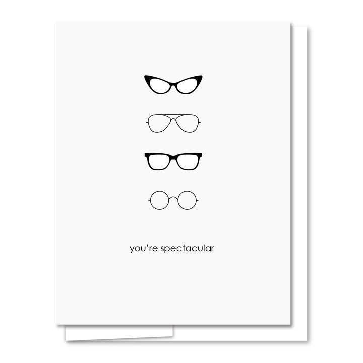 Spettacolare - Biglietto d'amore divertente in letterpress per la vendita all'ingrosso da parte di Quick Brown Fox Letterpress