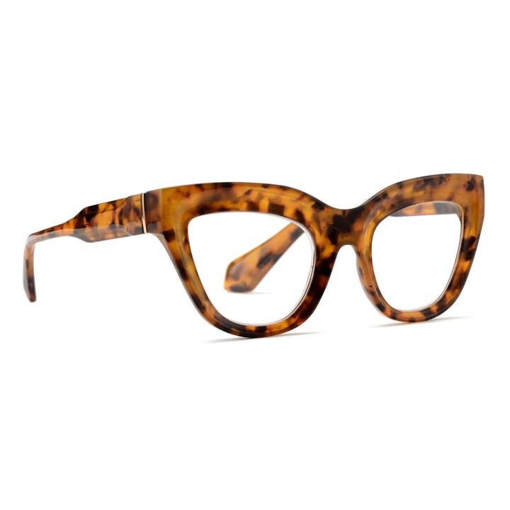 Ryan Simkhai Eyeshop - Wholesale Eyeglasses - Women's - SUTTON | Light Tortoise | Blue Light
