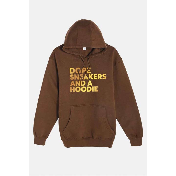 Polar bee - Wholesale Hoodie - Women's - DOPE SNEAKERS AND A HOODIE FOIL GRAPHIC WOMEN HOODIE