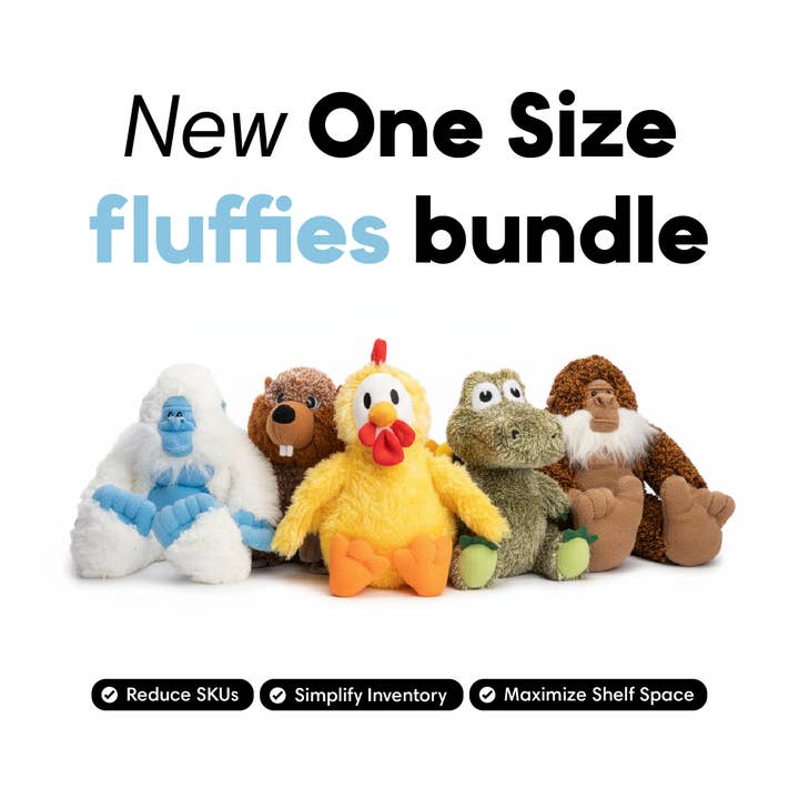 NEW One Size Fluffies Bundle for wholesale by fabdog