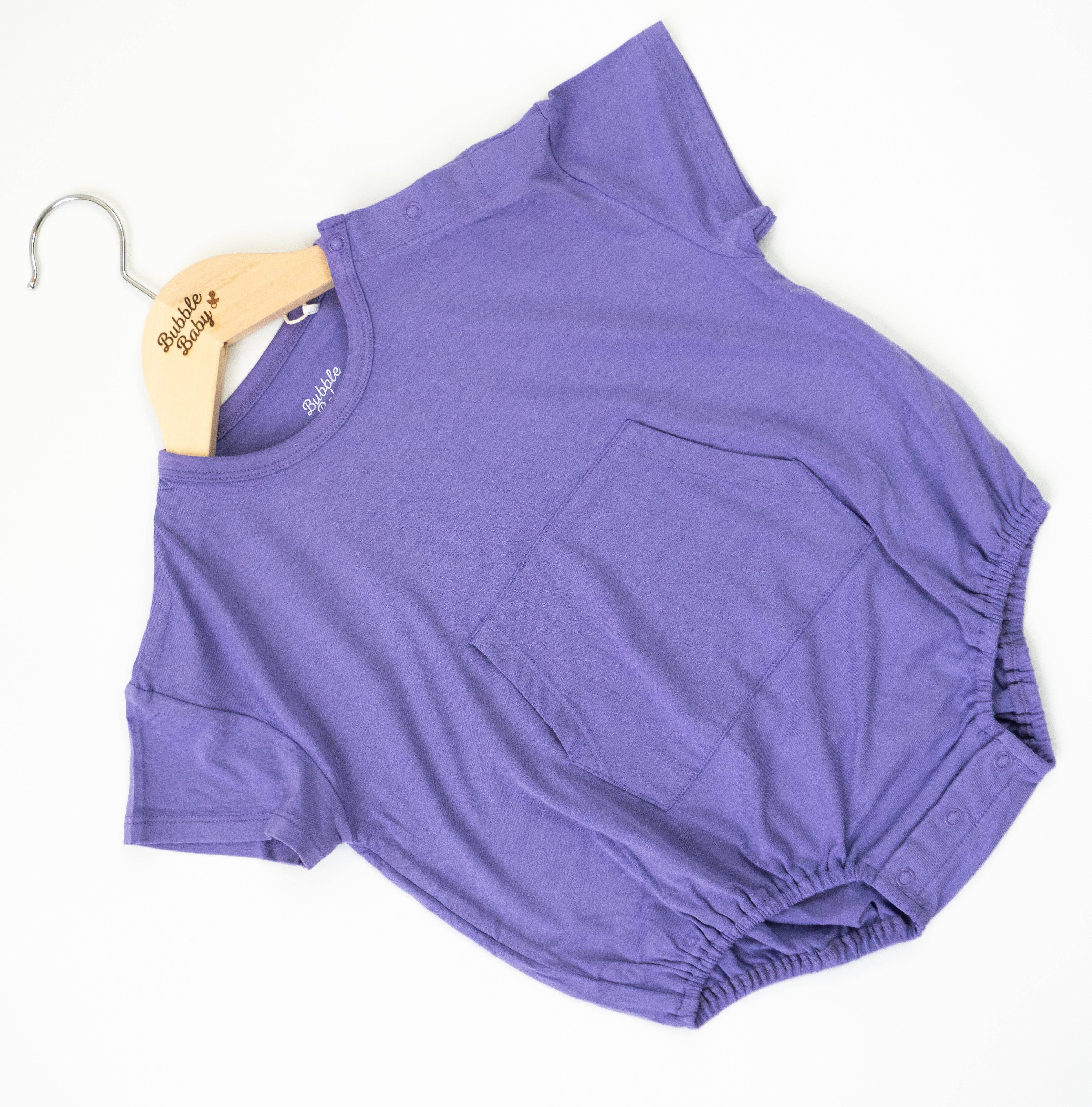Bubble Baby - Wholesale Bodysuit (Non-Footed) - Baby - Aster | Short Sleeve Bubble Romper1