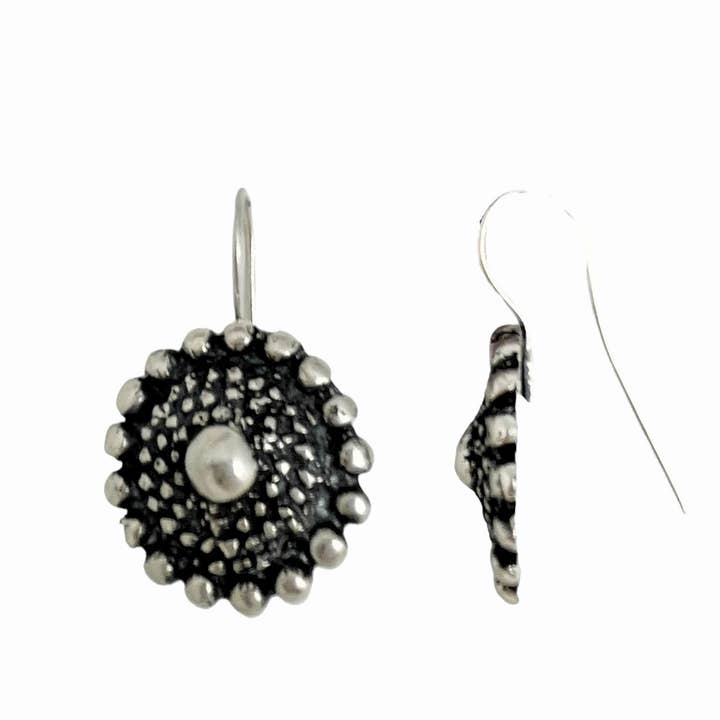 Gloria Mago - Wholesale Stud/Post Earrings - Charro earring in plated silver. Hook closure2