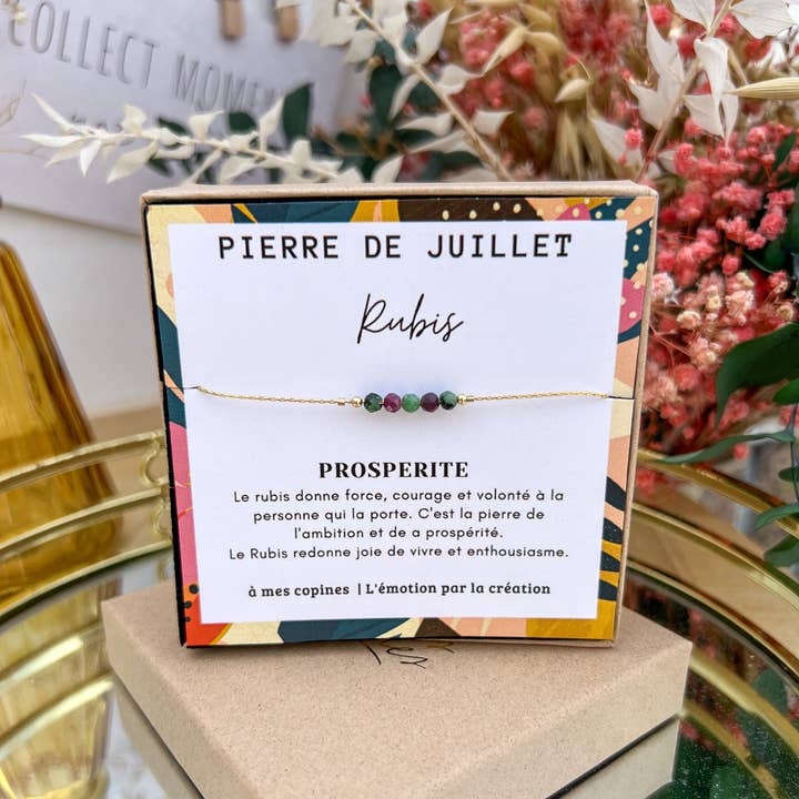 à mes copines - Wholesale Beaded Bracelet - Pack of 12 birthstone bracelets sets4