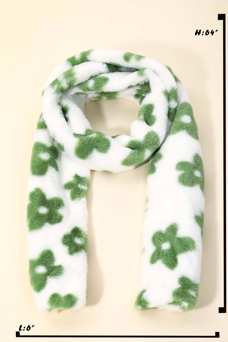 Anarchy Street – wholesale Halsduk - Dam – Blommönstrad pälsduk4