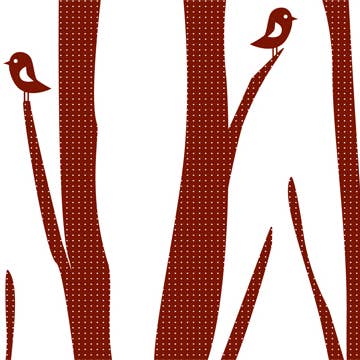 Trees cadeaupapier rol voor wholesale door Sky of Blue Cards