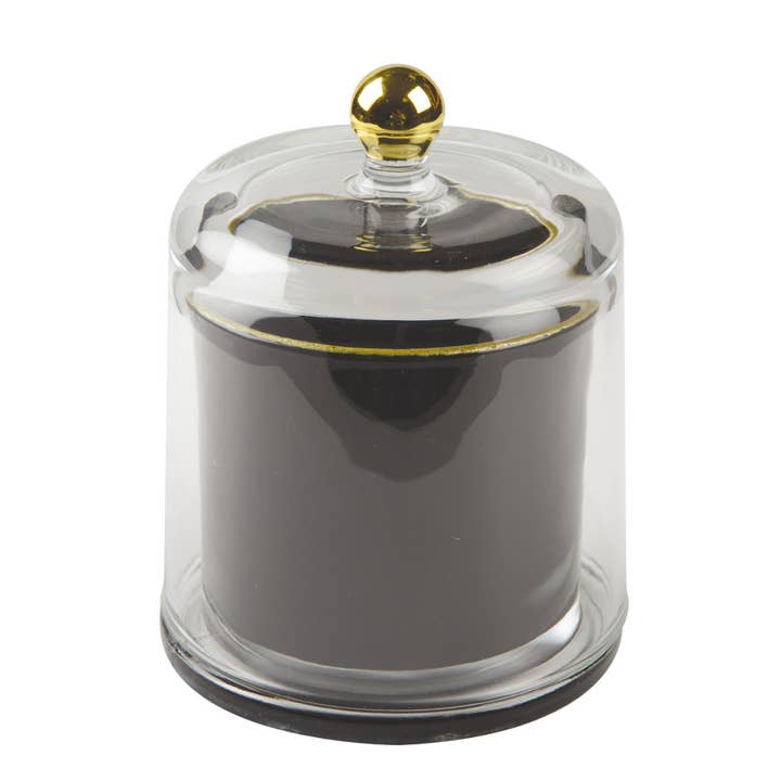Bougie cloche noir et or parfum tonka pour la vente par AULICA