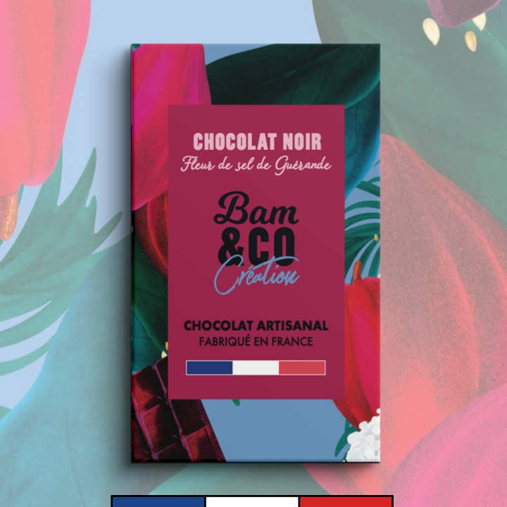 DUNKLE SCHOKOLADE - Fleur de Sel de Guérande für den Großhandel von BAM&Co Création