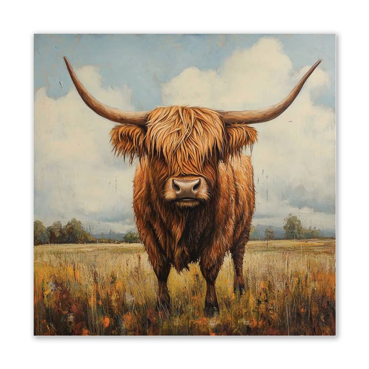 LifeSong Milestones - Wholesale Trivet - Highland Cow Rustic Slate Trivet for Hot Plate Protection0