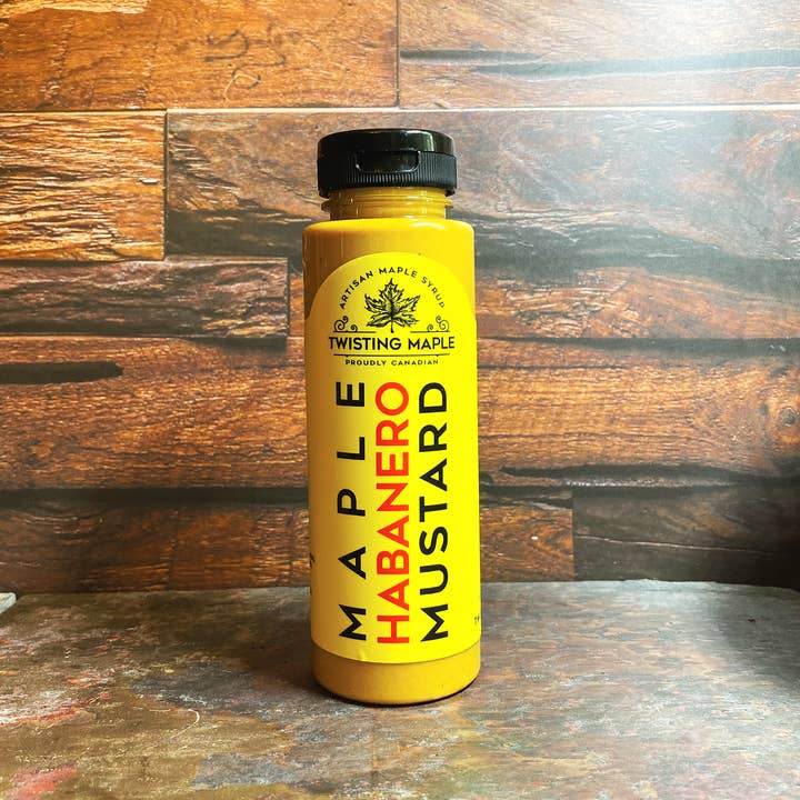 Twisting Maple Spicy Maple Syrup - Wholesale Mustard - Maple Habanero Mustard | Spicy Mustard | Sweet Mustard1