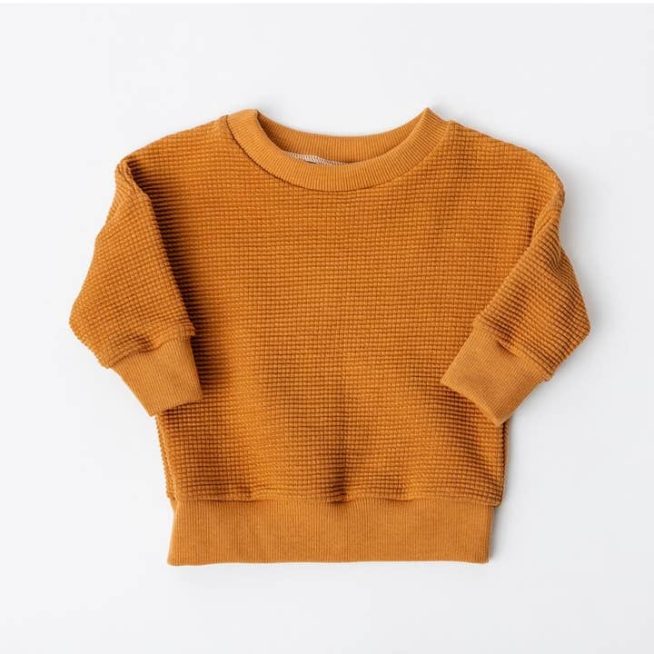 Pull en Coton Bio pour Enfants (Couleur Caramel) pour la vente par Baby Liebies